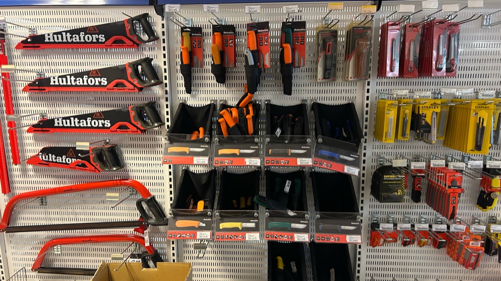Handverktyg från Hultafors i IGRAB:s butik